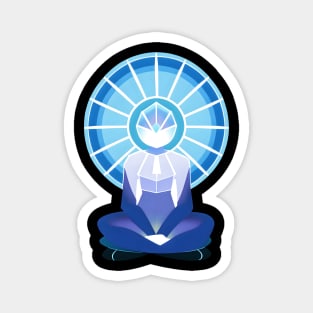 Aura Blue Meditation 05 Magnet