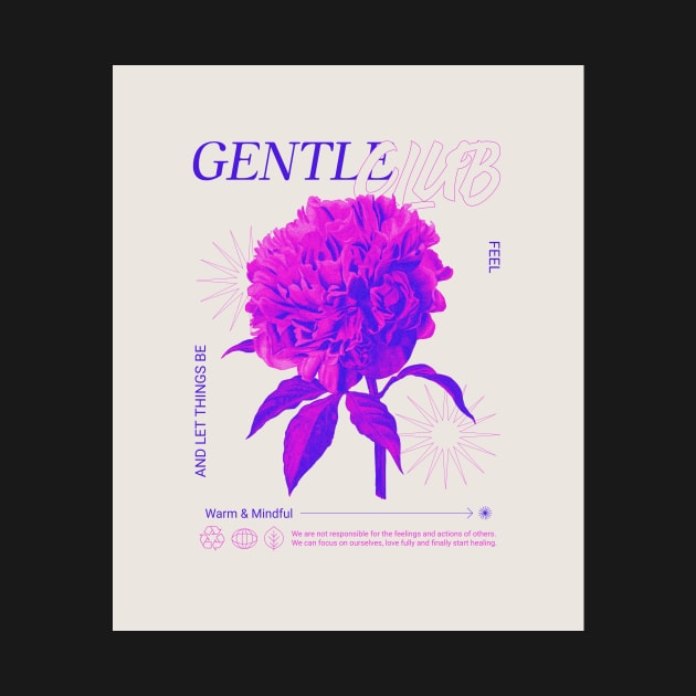 Gentle Club Mental health flower by Los Babyos