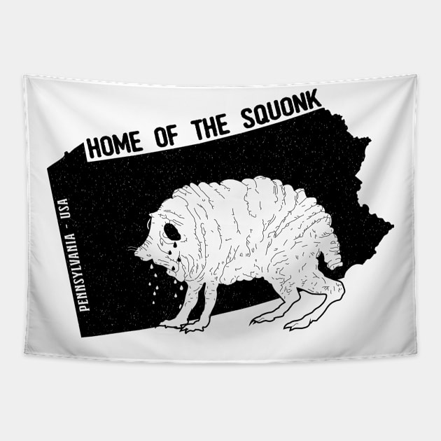 Home of the Squonk Pennsylvania Tapestry by Tesszero