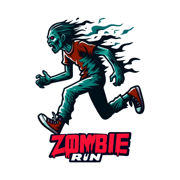 Zombie Run by Rawlifegraphic