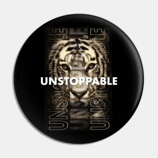 Unstoppable Tiger Pin