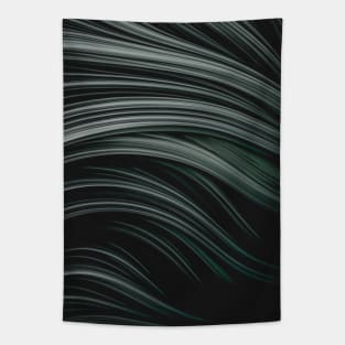 Charcoal Dark Strands Tapestry