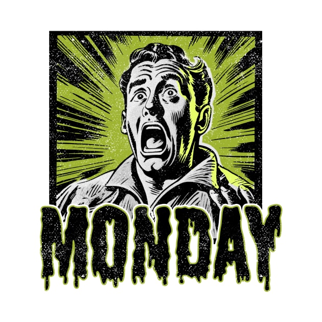 Scared of Monday • Hate Monday by UncommonEye