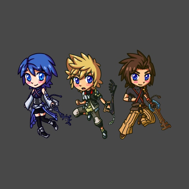 Wayfinder Trio Chibis by LankySandwich