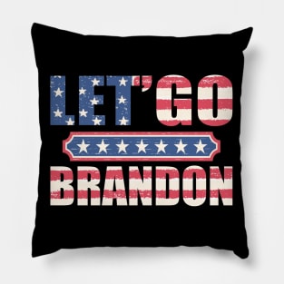 Let's go Brandon, funny political quote Pillow