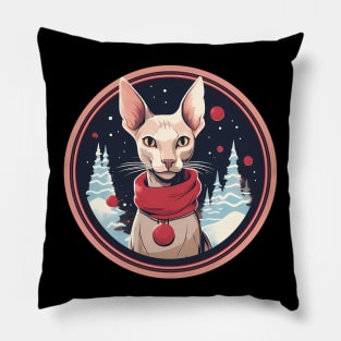 Oriental Shorthair Cat Xmas, Love Cat Pillow