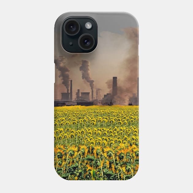 Sunflowers Attack! Phone Case by TenomonMalke