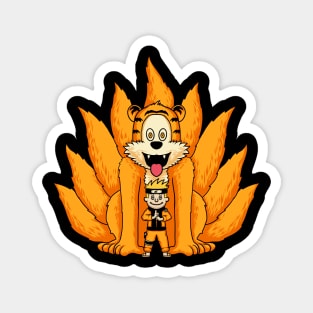 Hobbes tail as Calvin's protector Magnet