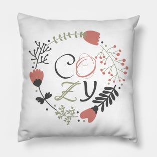 Cozy Country House Design White Pillow