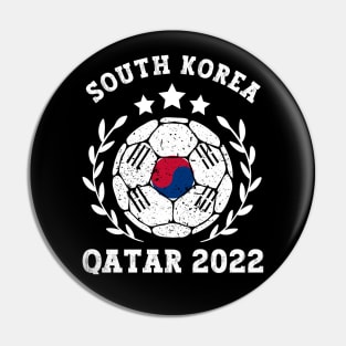 South Korea Football Pin