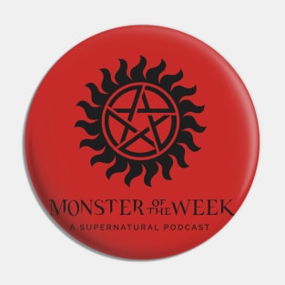 Monster of the Week Logo Shirt Pin