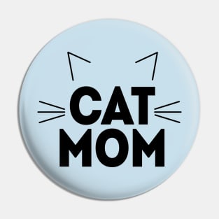 Cat Mom - Ears and Whiskers Pin