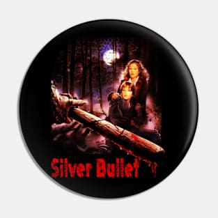 Marty's Moonlit Ride Bullet Werewolf Tee Pin