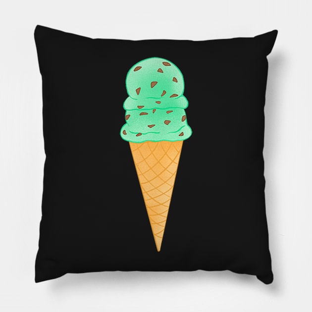 Ice Cream Cone Pillow by the-artsy-park