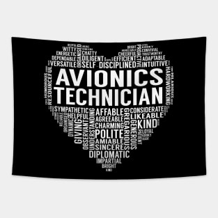 Avionics Technician Heart Tapestry