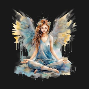 Angelic Harmony Flow Yoga for Inner Balance T-Shirt