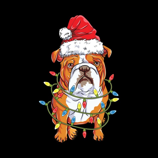 English Bulldog Christmas by EduardjoxgJoxgkozlov