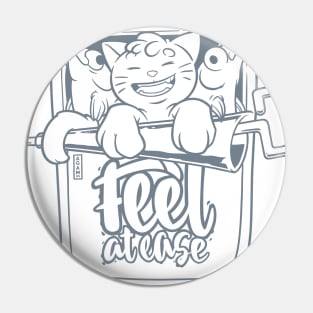 Feel At Ease: Grey Pin