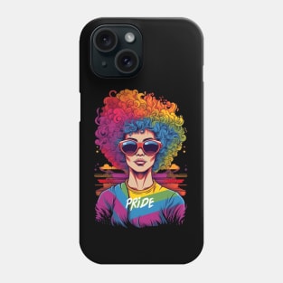 Colourful LGBT design for Pride Month: celebrate diversity and acceptance. Phone Case