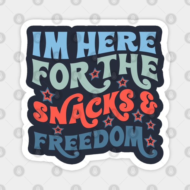 Fourth of July (4th of july) Magnet by Graphic tees