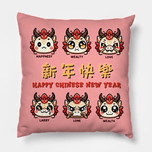 Happy Chinese New Year lunar new year 2024 Pillow