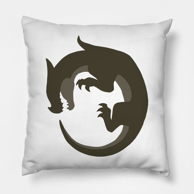 Dragonling Dragon Age Pillow by panther-star