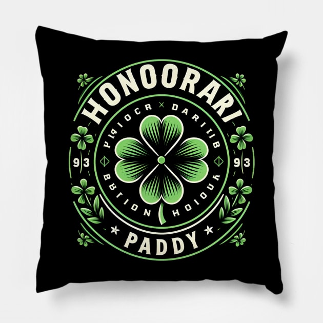 Honorary Paddy St Patricks Day Pillow by Rizstor