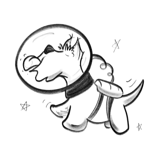 Space puppy by Jason's Doodles