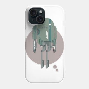 Robot Matte Silver Phone Case