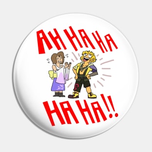 Tidus Laugh (Red Text Ver) Pin