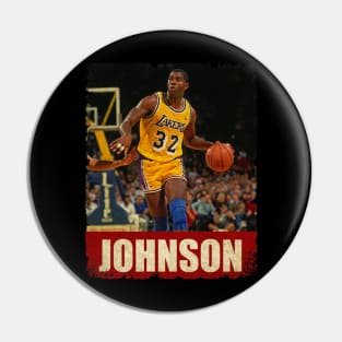 Magic Johnson - RETRO STYLE Pin