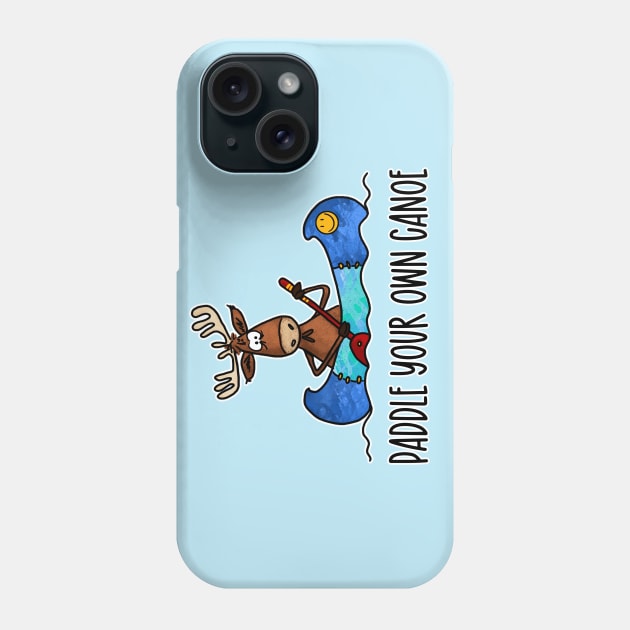 Paddle Your Own Canoe Phone Case by Corrie Kuipers