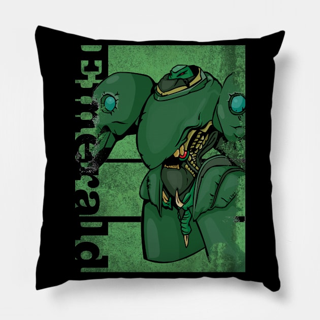 Emerald Pillow by Beanzomatic