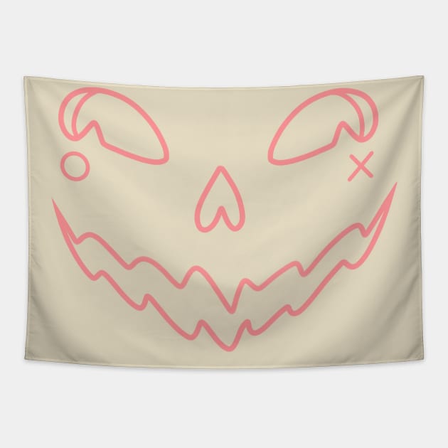 Smiley Face - Evil face design Tapestry by at Rina's print