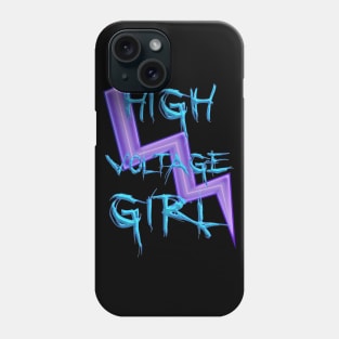 high voltage girl Phone Case