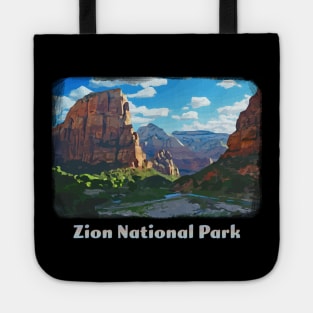 Zion National Park Utah colorful vintage retro Tote