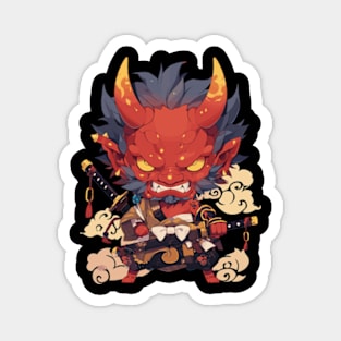 Japanese Oni Magnet