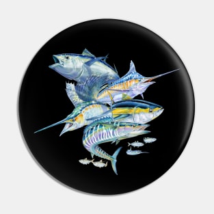 Saltwater Fish Pin