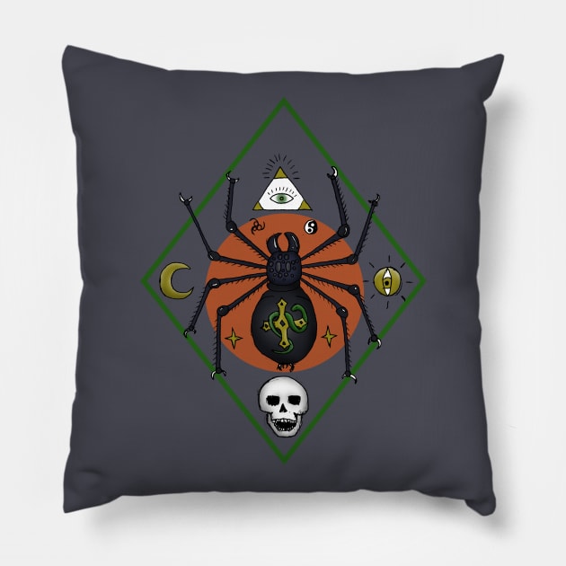 Tarantula Pillow by HanDraw