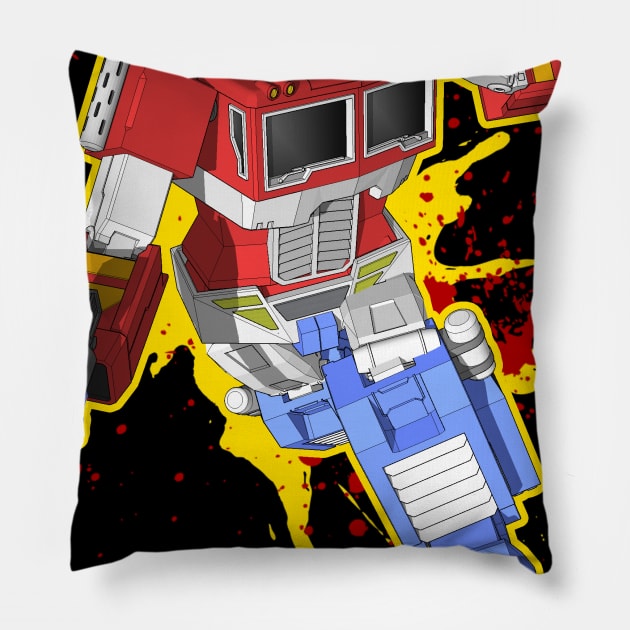 Optimus Prime Pillow by gblackid