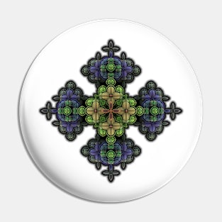 Delicate Fractal Design Pin