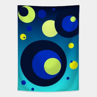 Blue bubbles Tapestry