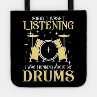 Funny Drummer Birthday Gift Tote