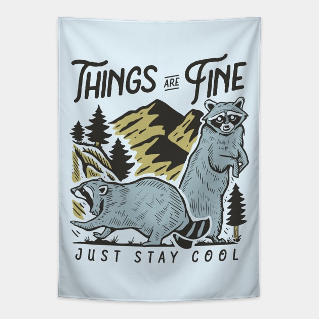 Just Stay Cool Tapestry by machmigo