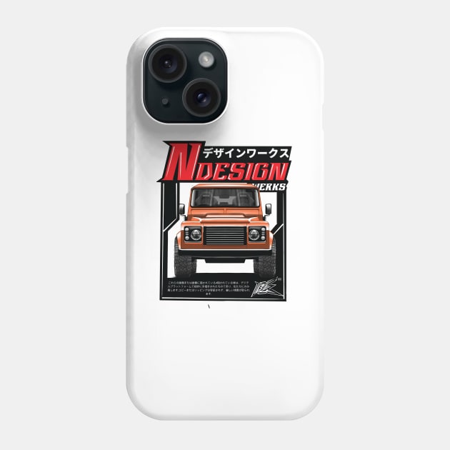 landrover defender 110 Phone Case by naquash