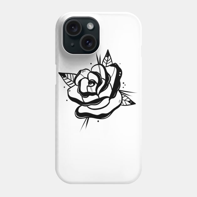 Rose and Dagger front back Phone Case by MoonstoneandMyth