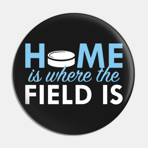 Home Is Where The Field Is Pin by VectorPlanet