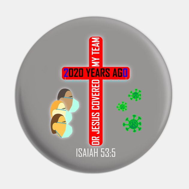 Covid19 protected Pin by fumanigdesign