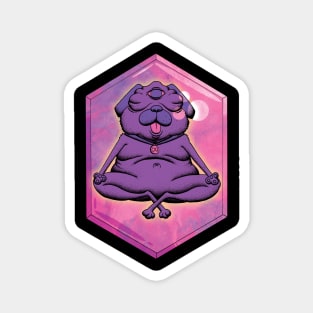 Crystal Space Pug Magnet