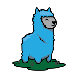 Alpaca - Blue T-Shirt